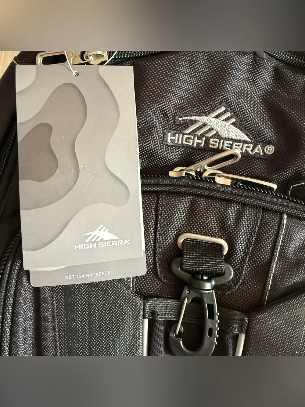 NWT High Sierra XBT - TSA Laptop Backpack Black